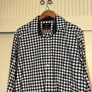 Brushed Flannel Blue Check shirt